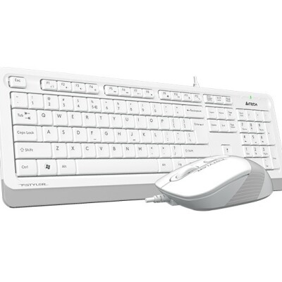A4-Tech Kablolu Set Beyaz (F1010-B)