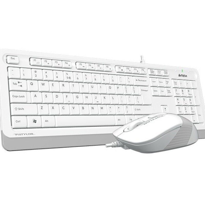 A4-Tech Kablolu Set Beyaz (F1010-B)