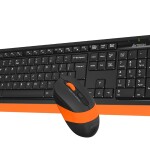 A4-Tech Kablosuz Set Turuncu (FG1010-T)