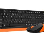 A4-Tech Kablosuz Set Turuncu (FG1010-T)