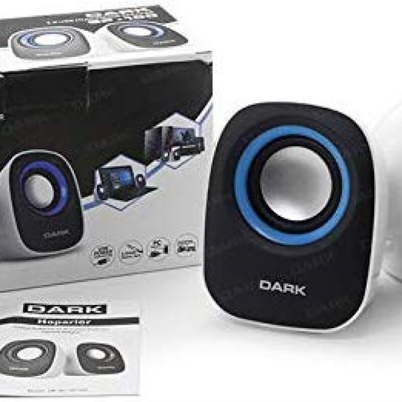 Dark (DK-AC-SP100) USB Hoparlör 1+1 Beyaz Renk