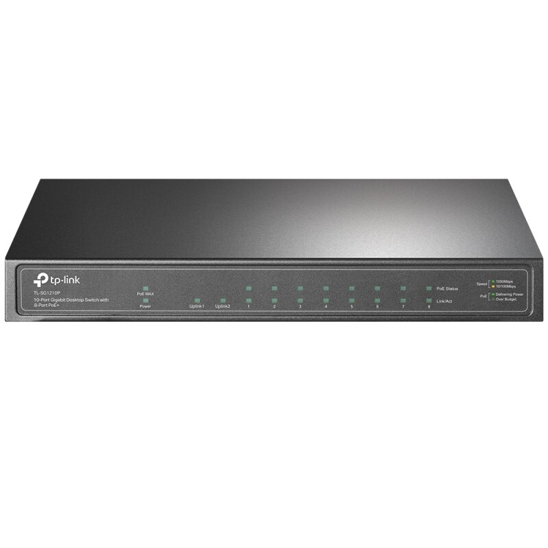 Tp-Link TL-SG1210P 8Port PoE Gigabit Switch