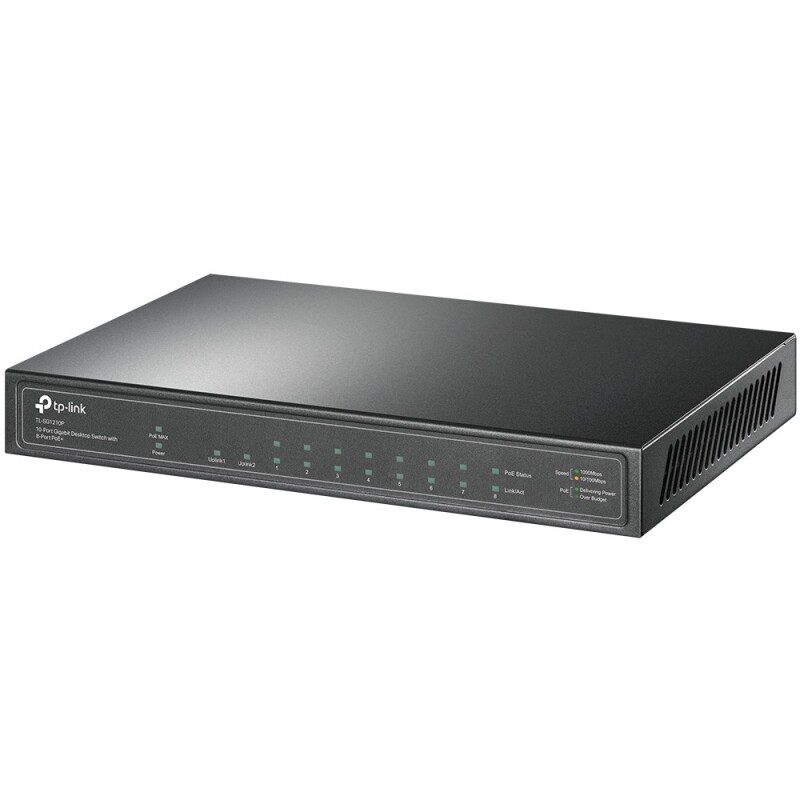 Tp-Link TL-SG1210P 8Port PoE Gigabit Switch