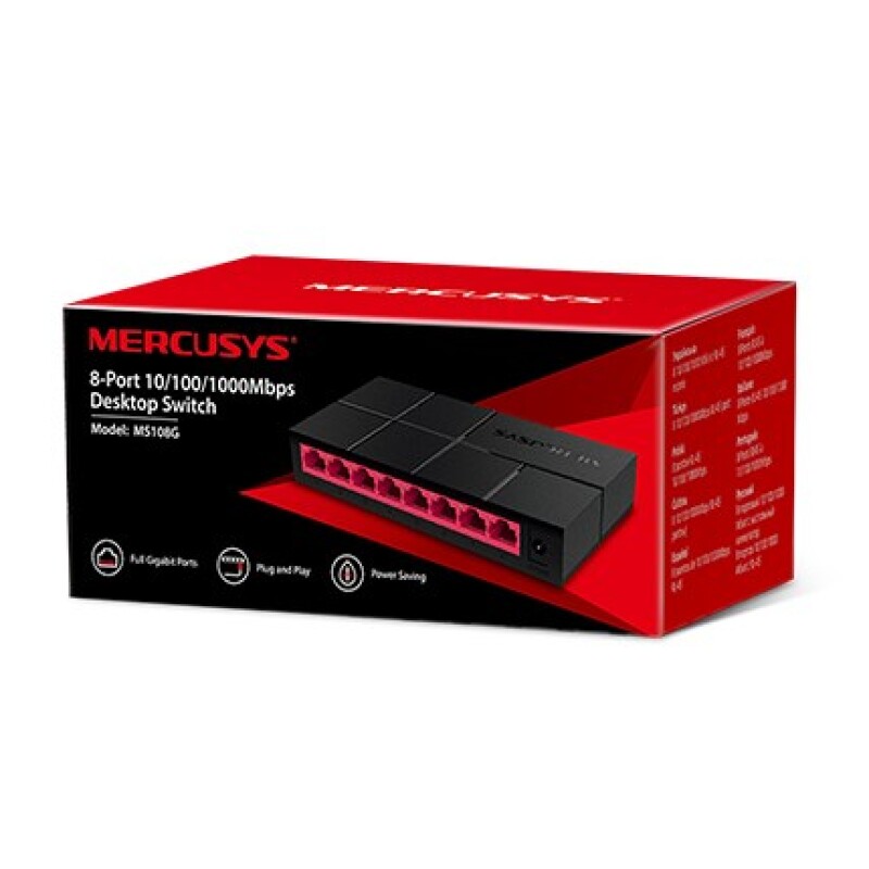 Tp-Link Mercusys MS108G 8 Port Gigabit Switch