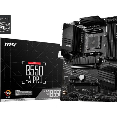 MSI B550-A Pro AM4 Ryzen DDR4 Hdmi Dp Usb3.2