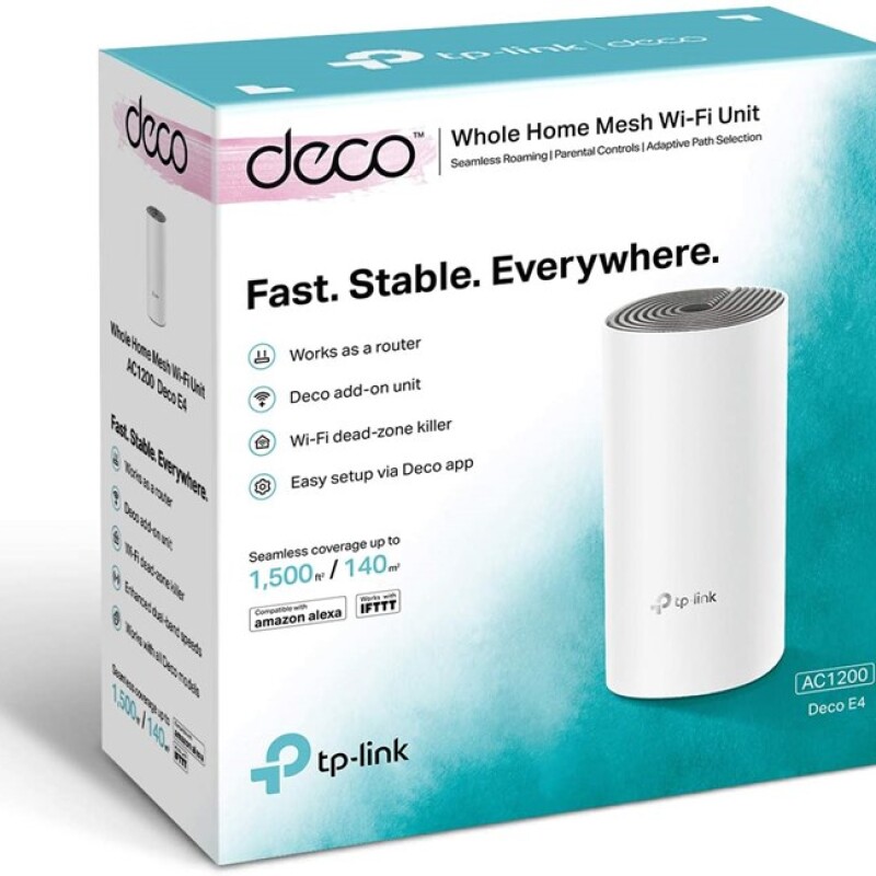 Tp-Link DECO-E4-1P Mesh Tekli Router