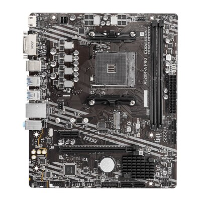 MSI A520M-A Pro AM4 Ryzen DDR4 Dvi Hdmi