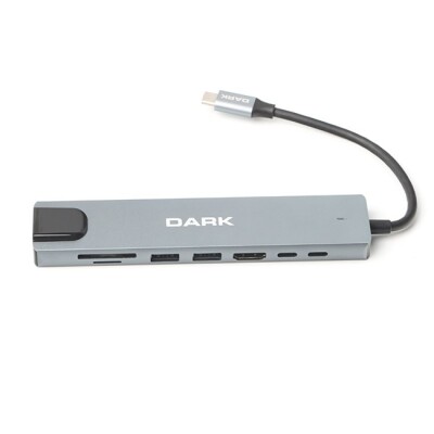 Dark (DK-AC-U31X36) Type C 8 in 1 Çoklayıcı