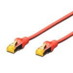 Digitus Zırhlı Patch Kablo Cat6A Kırmızı (0,5m)