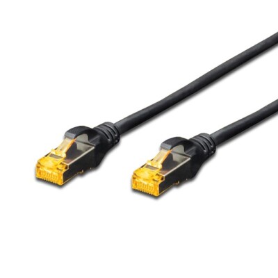 Digitus Zırhlı Patch Kablo Cat6A Siyah (1m)
