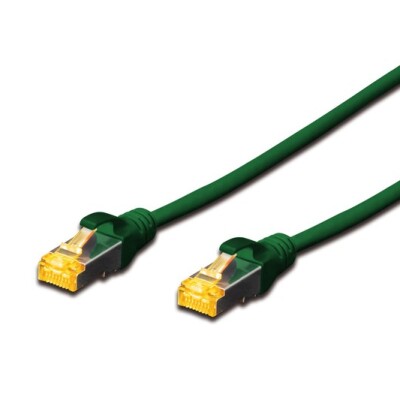 Digitus Zırhlı Patch Kablo Cat6A Yeşil (1m)