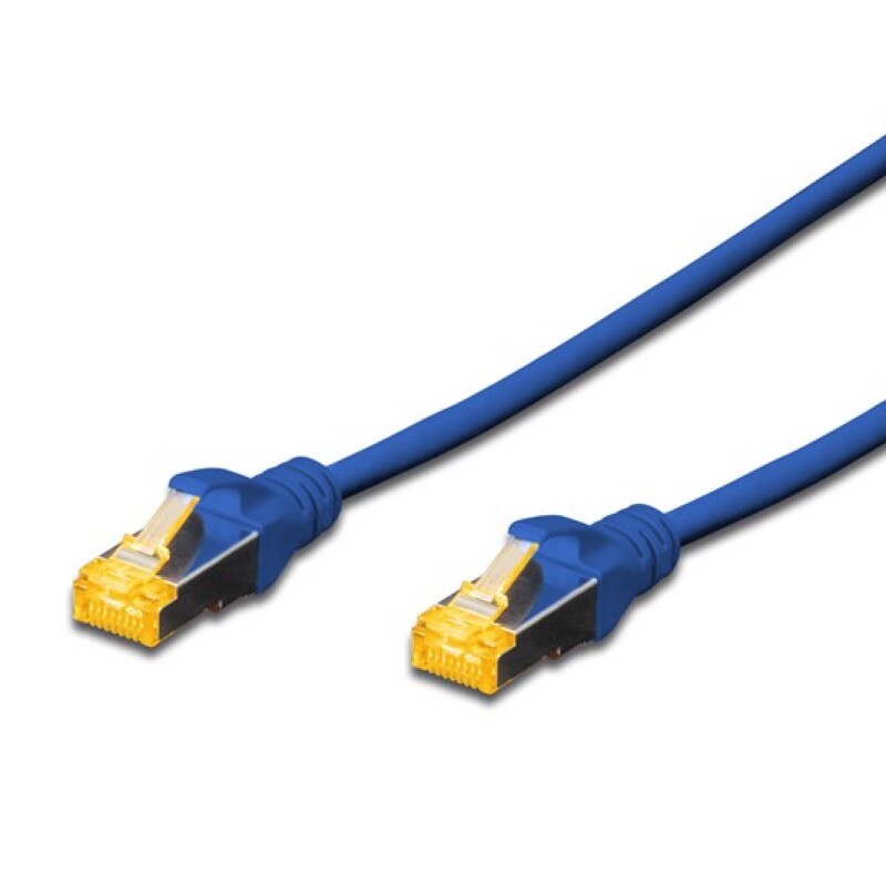 Digitus Zırhlı Patch Kablo Cat6A Mavi (2m)