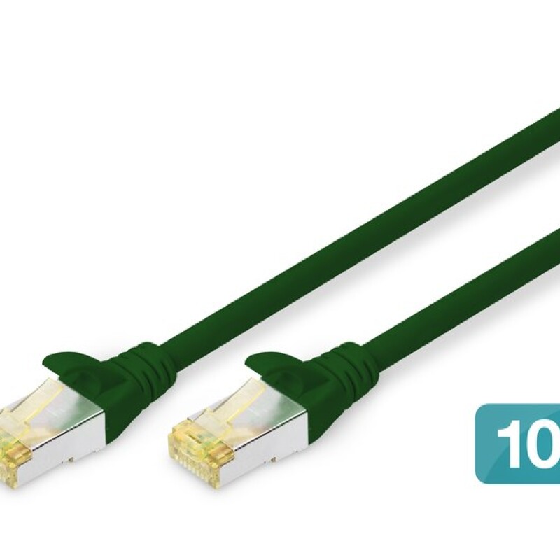 Digitus Zırhlı Patch Kablo Cat6A Yeşil (2m)