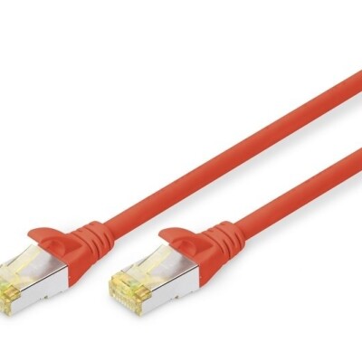 Digitus Zırhlı Patch Kablo Cat6A Kırmızı (2m)