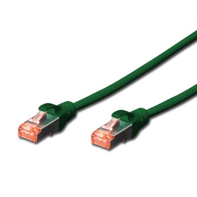 Digitus Zırhlı Patch Kablo Cat6A Yeşil (3m)
