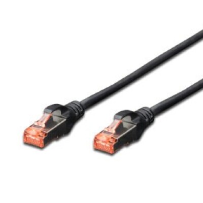 Digitus Zırhlı Patch Kablo Cat6 Siyah (1m)