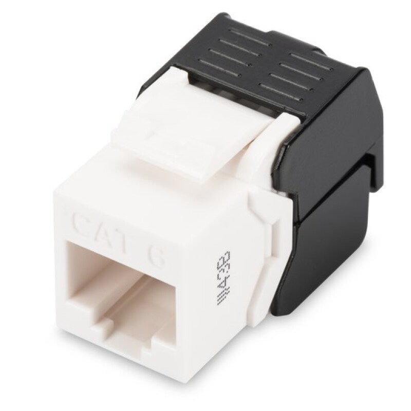 Digitus CAT6 Keystone Jack Zırhsız (Siyah Beyaz)