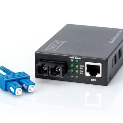 Digitus Gigabit Medya Dönüştürücü Singlemode (SC)