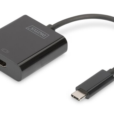 Digitus Type-C Erkek to HDMI Dişi Çevirici (4K)