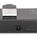 Digitus USB 2.0 Çoklayıcı Kablolu Siyah(4 Port)