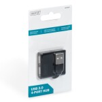 Digitus USB 2.0 Çoklayıcı Kablolu Siyah(4 Port)