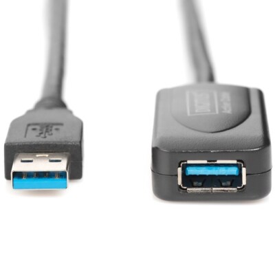 Digitus USB Uzatma Kablosu Siyah (5m)
