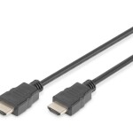 Digitus HDMI Kablo Altın Uçlu Siyah (5m) FHD