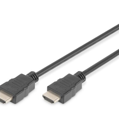 Digitus HDMI Kablo Altın Uçlu Siyah (5m) FHD