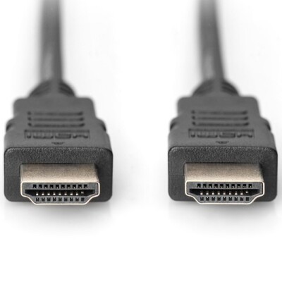 Digitus HDMI Kablo Altın Uçlu Siyah (5m) FHD