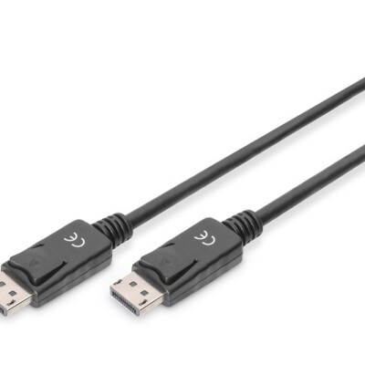 Digitus DisplayPort Kablo Siyah (1m) 4K