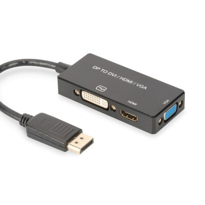 Digitus DisplayPort to VGA+ HDMI + DVI Çevirici