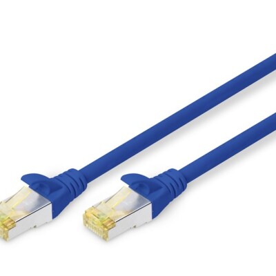 Digitus Zırhlı Patch Kablo Cat6A Mavi (5m)
