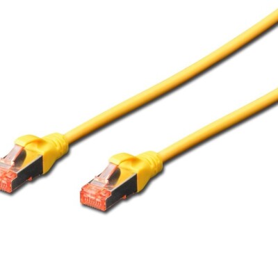 Digitus Zırhlı Patch Kablo Cat6 Sarı (1m)