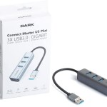 Dark DK-AC-USB332GL USB3.0 to 3xUSB3.0+RJ45 Çevrci