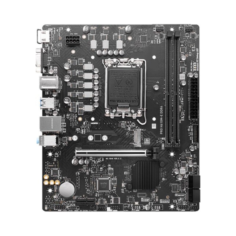 MSI Pro H610M-E D4 1700P Vga Hdmi