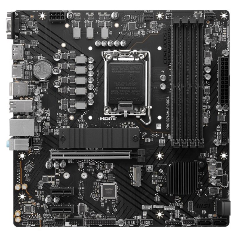 MSI Pro B760M-P D4 1700P Vga Hdmi Dp