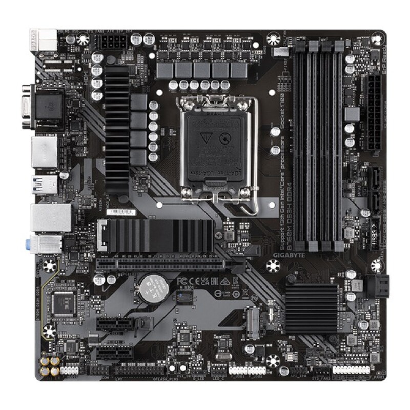 Gigabyte B760M DS3H D4 1700P Vga Hdmi Dp Type-C