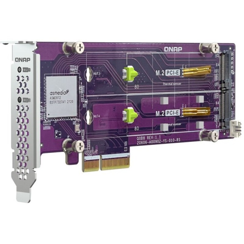 Qnap QM2-2P-344A Dual M.2 PCIe SSD Kart