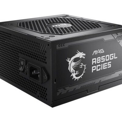 MSI 850W 80+ Gold (MAG A850GL PCIE5) Full Modular