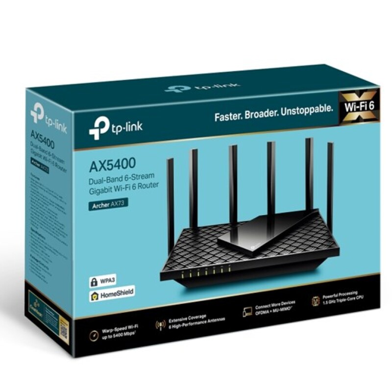 Tp-Link Archer AX73 5400 Mbps Dual-Band Wi-Fi 6 Ro