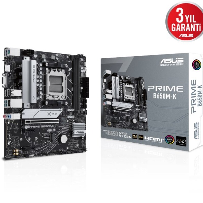 Asus Prime B650M-K AM5 Ryzen D5 Vga Hdmi