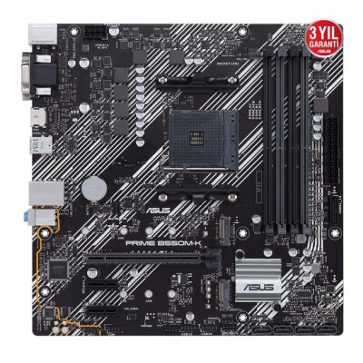 Asus Prime B550M-K ARGB AM4 Ryzen DDR4 Hdmi Dp