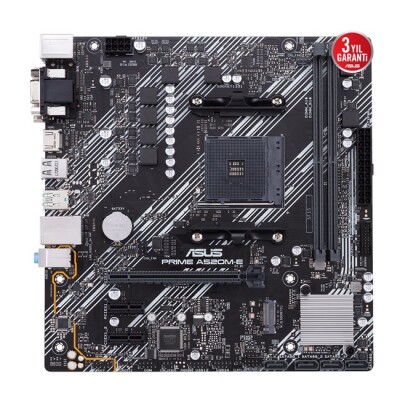 Asus Prime A520M-E/Csm AM4 Ryzen Vga Dvi Hdmi DDR4