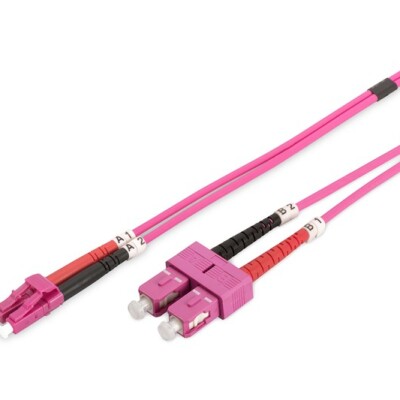 Digitus Fiber Optik Multimode Pembe (1m)