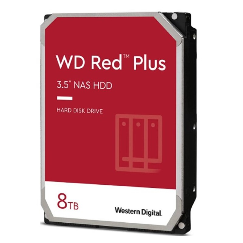 WD Red Plus Nas 8TB 3.5'' 5640Rpm SATA (WD80EFPX)