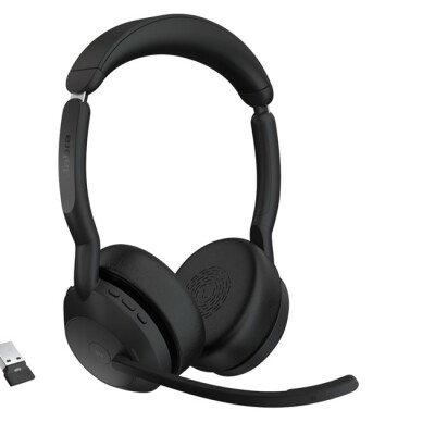 Jabra Evolve2 55 Link380a MS Stereo Siyah