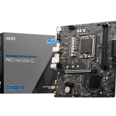MSI Pro H610M-G D5 1700P Vga Hdmi Dp