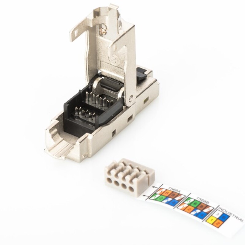 Digitus Zırhlı Saha Tipi RJ45 CAT6A Konnektör