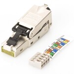 Digitus Zırhlı Saha Tipi RJ45 CAT6A Konnektör