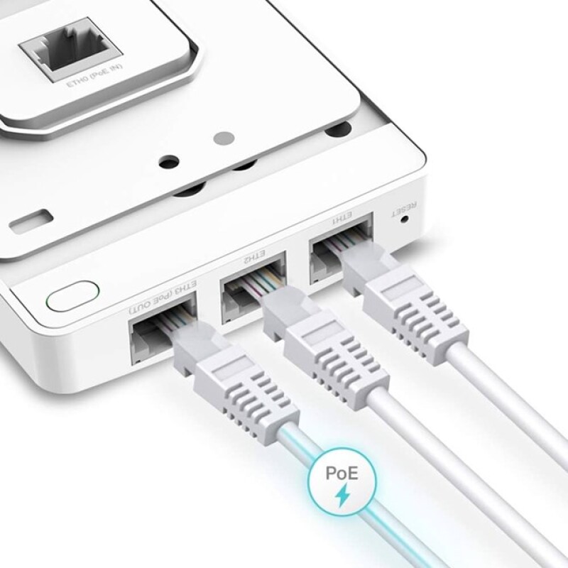 Tp-Link Omada EAP615-WALL AX1800 Duvar AccessPoint
